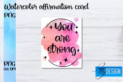 Affirmation cards PNG Bundle | Positive Affirmation Quotes Product Image 21