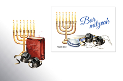 Bar Mitzvah. Watercolor collection Product Image 6