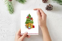Gnome 's Christmas House, Gnome's New Year's House PNG Product Image 4