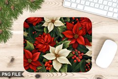 Christmas Flowers Mouse Pad Bundle - Christmas Sublimation Product Image 6