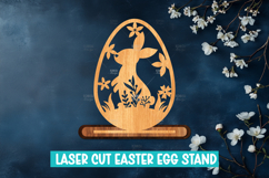 Easter Egg Laser Cut Stand SVG I Laser Cut Easter Egg Decor Product Image 13