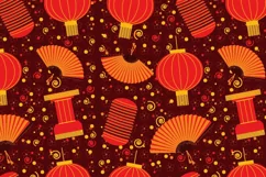 Chinese New Year Seamless pattern PNG, JPG Digital paper Product Image 5