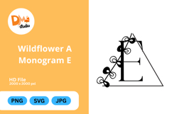 Wildflower Monogram Symbol Product Image 1