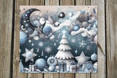 Celestial Christmas | 4 Winter Sublimation Tumbler Designs Product Image 5