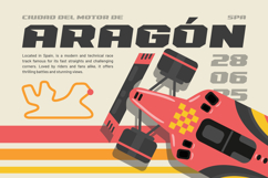 Dark Turbo - Bold Italic Racing Font Product Image 5