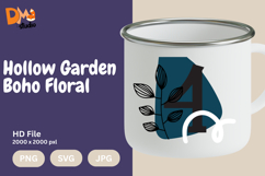 Hollow Garden Boho Floral Monogram Product Image 1