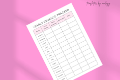 Yearly Revenue Tracker Planner canva template Product Image 5