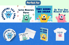Monsterkins - Monster Display Font Product Image 5