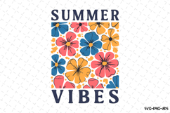Summer Vibes SVG Design | SVG Cut files Product Image 1