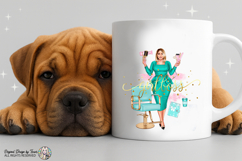 Boss Lady Hairstylist PNG Salon Owner Sublimation Design Product Image 7