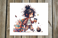 Morning coffee | 8 skinny tumbler Sublimation designs Product Image 5