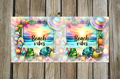 Beach, flowers &amp; summer | Sublimation Mug design PL Product Image 5