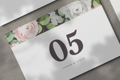 beautiful wedding card invitation set with roses flower Product Image 5
