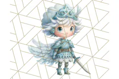 Fairy Tale Clipart PNG Magical Dress-Up Characters Product Image 5