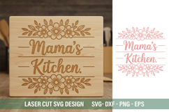 Mama's kitchen SVG - Laser Cut Design Product Image 3
