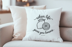 When Life Gives You Lemons SVG | Lemon Citrus Quote PNG Product Image 5