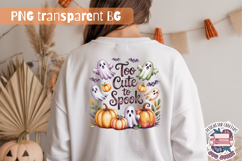 Halloween Cute Watercolor Clipart Bundle Sublimation 35 PNG Product Image 5