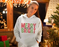 Funny Christmas Quote PNG Bundle, Preppy Retro Christmas Product Image 3