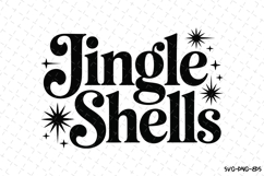 Jingle Shells Svg | Christmas Svg | Svg Cut Files Product Image 1