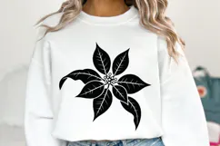 Christmas Flower Svg | Christmas svg | Shirt Svg Product Image 1