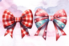 Christmas Tie Bow Sublimation Clipart, Christmas Tie Bow Product Image 6