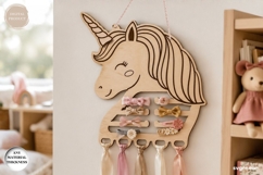 Girls Hair Bow Holder SVG Bundle | Glowforge | Laser Cut Product Image 5