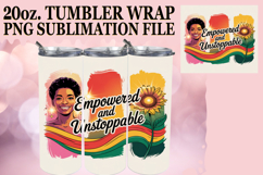 LUMINOUS ADVENTURES 20oz TUMBLER WRAP, Juneteenth Product Image 1