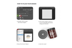 Amber Glass Jars - PSD Mockup Product Image 5