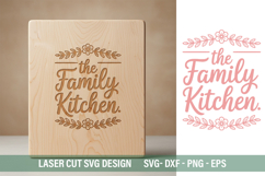 The family kitchen SVG - Laser Cut Design Product Image 3