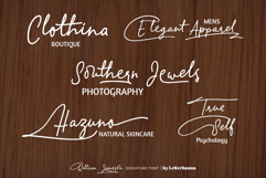 5 Fonts mini bundle the signature script collection Product Image 7
