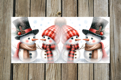 Cute Christmas Snowman | 4 xmas Sublimation Mug designs Product Image 3
