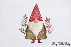 Scandinavian Folk Art Christmas Clipart PNG Product Image 1