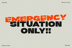 Nectron Font Product Image 6