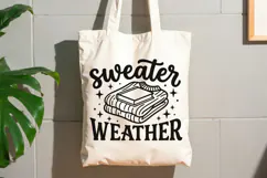 Sweater Weather Svg, Fall Season Svg, Cozy Season Svg. Product Image 6