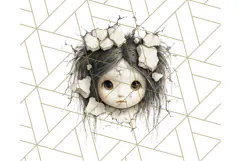 Possessed Toys Clipart PNG Haunted Doll Characters Product Image 5