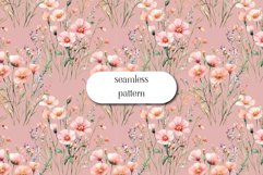 Flowers Digital Papers - Scrapbook Paper - Seamless Product Image 1