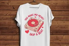 Retro Valentine Sublimation PNG - You Make My Heart Product Image 5