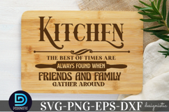 Kitchen the best of times are always SVG, Cutting Board SVG Product Image 3