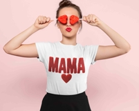 Latch Hook Yarn Faux Embroidery Mama PNG Crochet Valentine Product Image 3