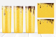 Skinny tumbler design. 20 oz, Shine Glitter Sublimation PNG. Product Image 6