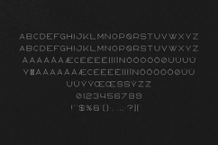 Bosnia Outline Geometric Sans Serif Font Product Image 5