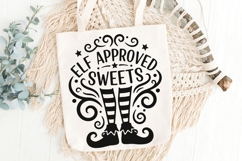 Elf Approved Sweets Svg, Christmas Elf Svg, Elf Legs Svg. Product Image 5
