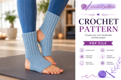 Crochet Yoga Socks Pattern PDF Product Image 6
