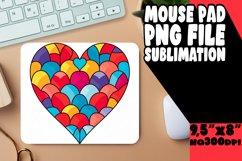 Love-Themed Sublimation Mousepad Product Image 1