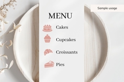 Baking Icons SVG Bundle 40 Bakery Clipart Files Product Image 5