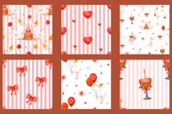Cute Hand Drawn Birthday Goose Clipart &amp; Pattern Product Image 9