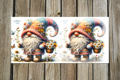 Summer gnome | 8 flowers Sublimation Mug designs Product Image 5