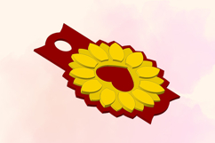 Sunflower, 40 OZ Tumbler, STL/3MF files for 3D Printing Product Image 5