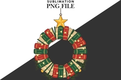 Bookish Christmas png design for T-shirts Product Image 2