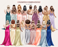 Woman in Long Dresses Clipart - Portrait Creator Product Image 5